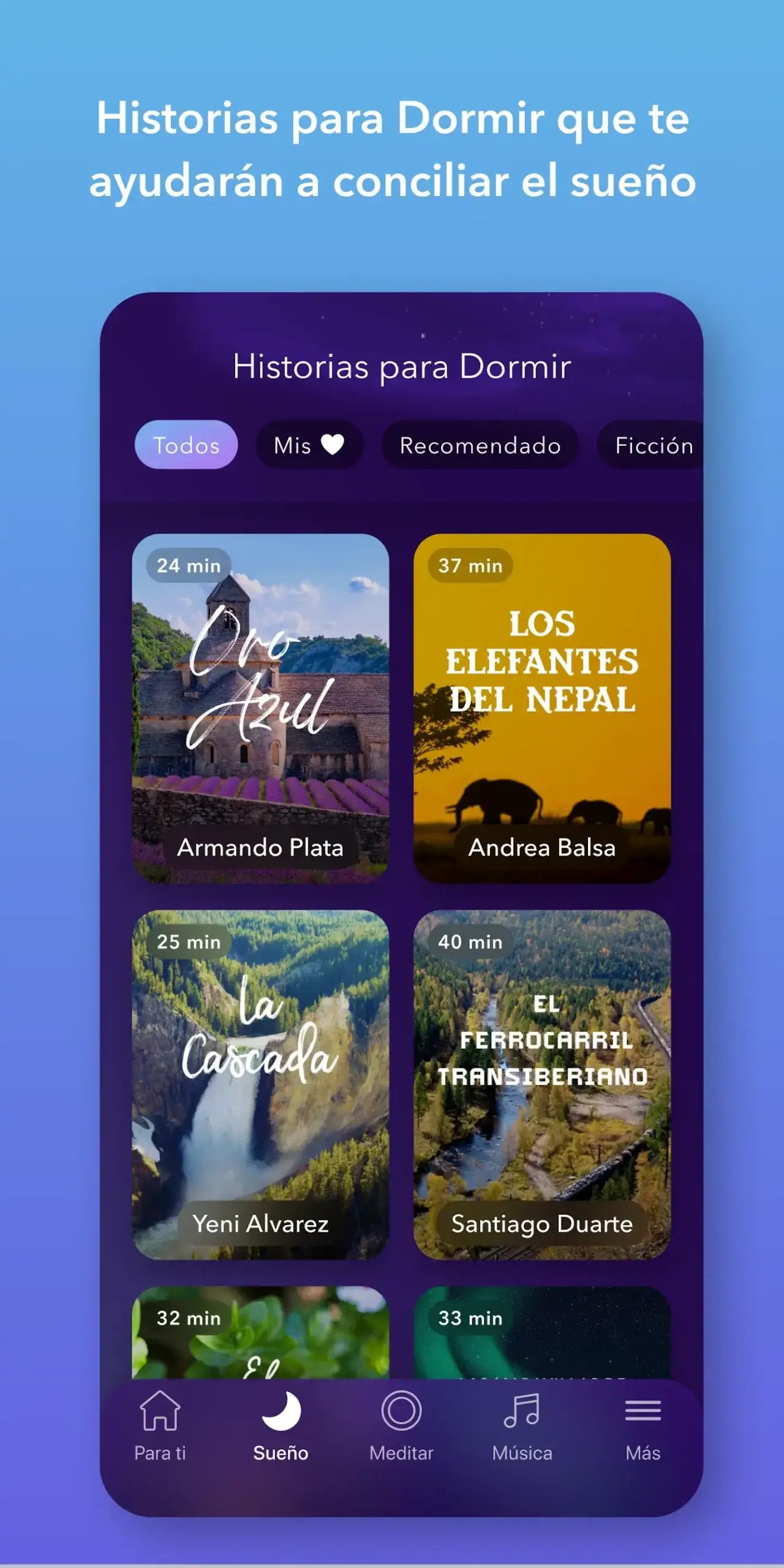 meditaciones para dormir