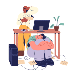 ansiedad por errores en el trabajo